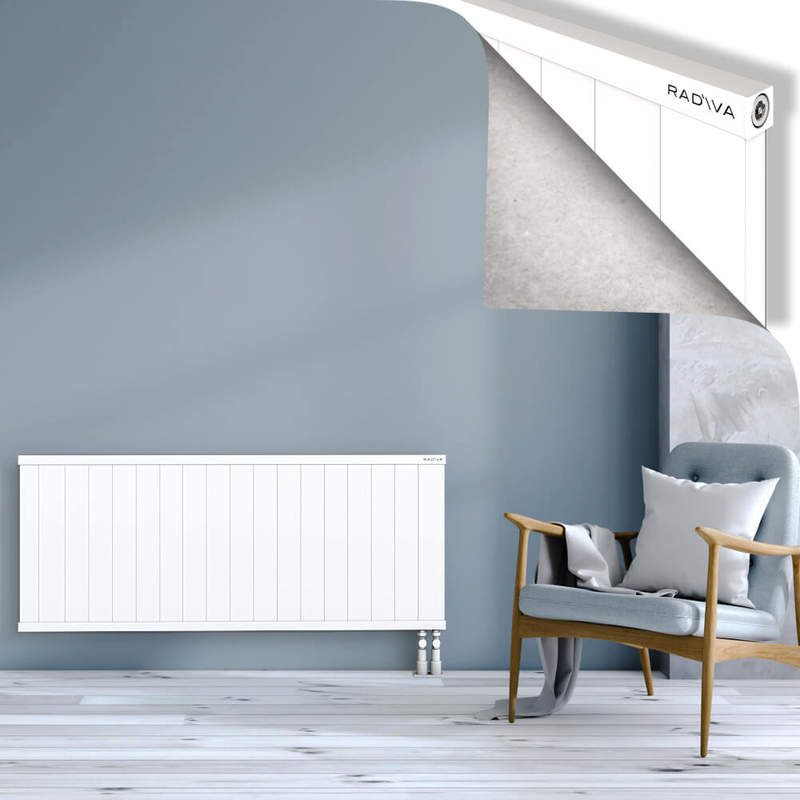 RIO Dekoratif Alüminyum Radyatör 600x1804 Beyaz