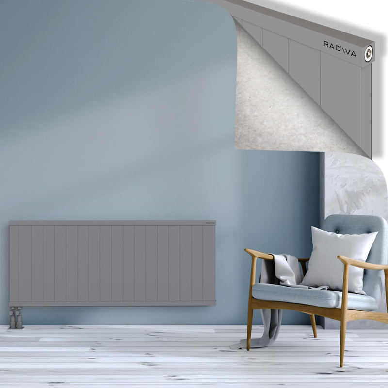 RIO Dekoratif Alüminyum Radyatör 600x1804 Gri
