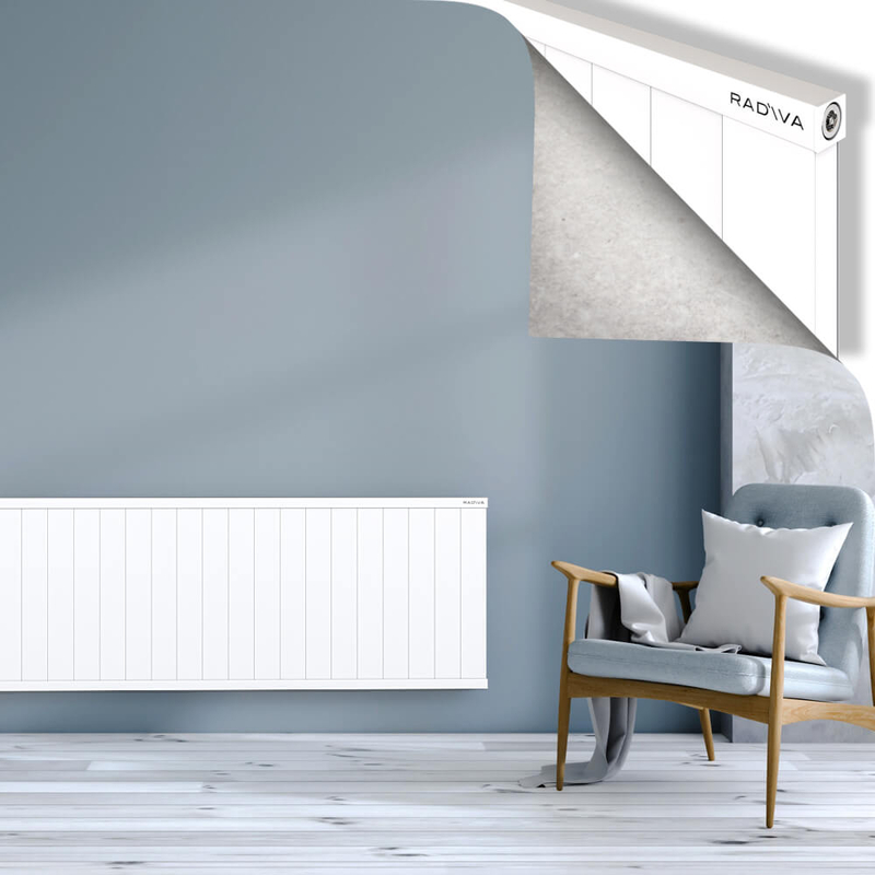 RIO Dekoratif Alüminyum Radyatör 600x1904 Beyaz