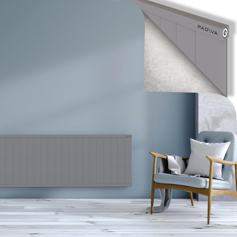 RIO Dekoratif Alüminyum Radyatör 600x2104 Gri