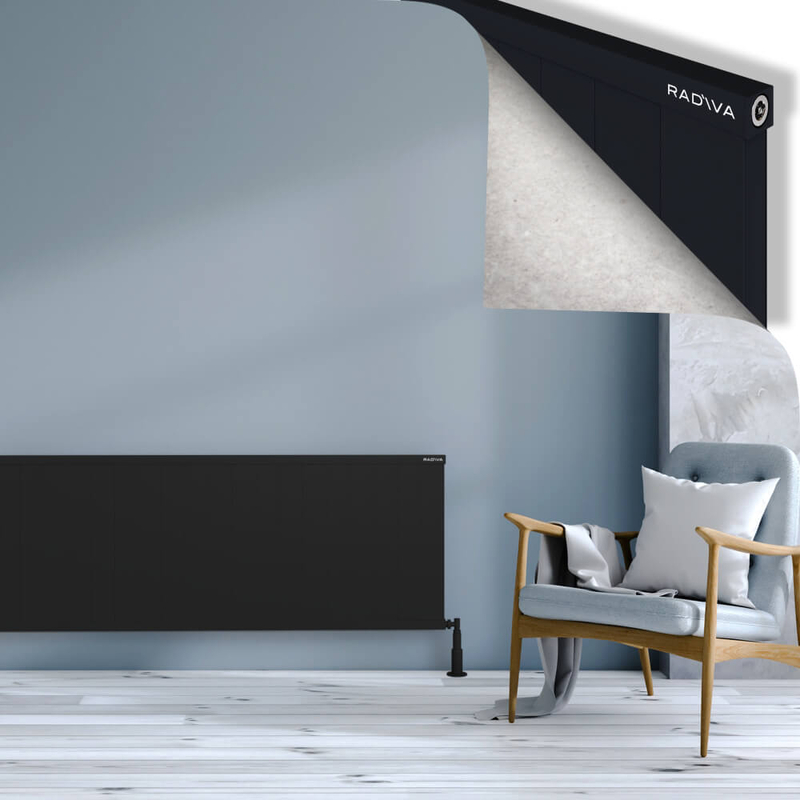RIO Dekoratif Alüminyum Radyatör 600x2204 Siyah