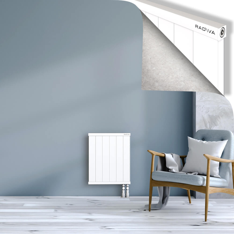 RIO Dekoratif Alüminyum Radyatör 600x604 Beyaz