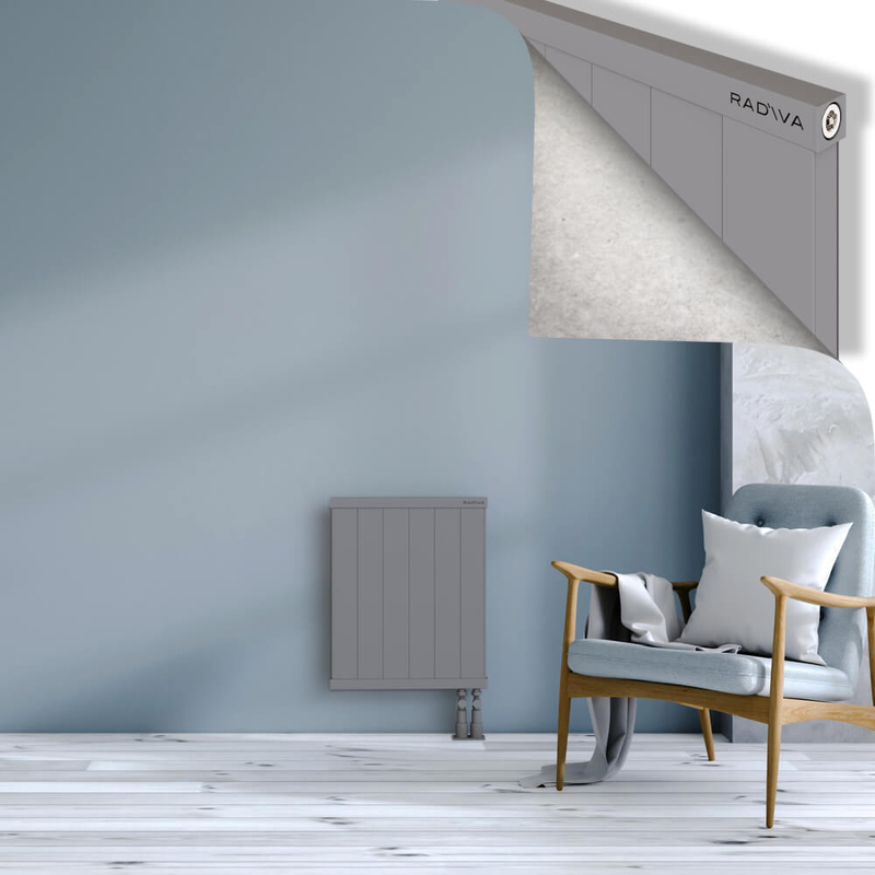 RIO Dekoratif Alüminyum Radyatör 600x604 Gri