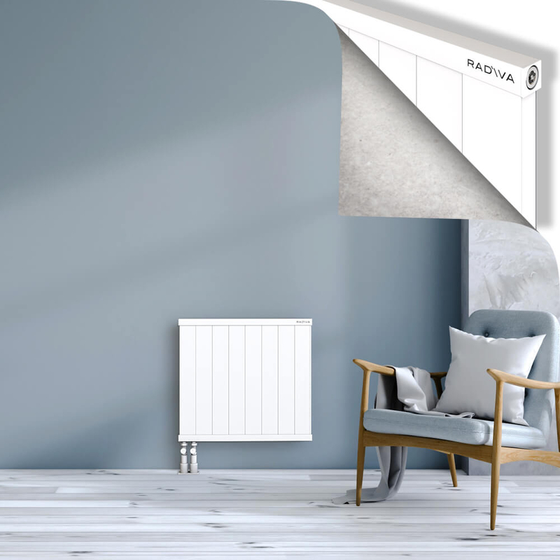 RIO Dekoratif Alüminyum Radyatör 600x804 Beyaz