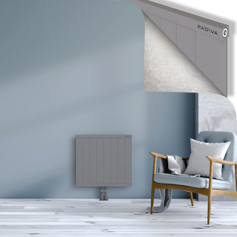 RIO Dekoratif Alüminyum Radyatör 600x804 Gri