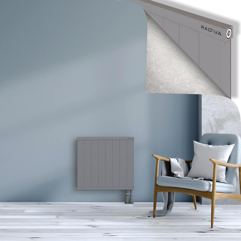 RIO Dekoratif Alüminyum Radyatör 600x804 Gri