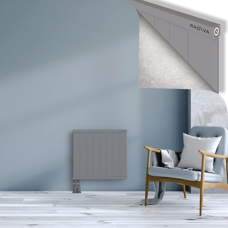 RIO Dekoratif Alüminyum Radyatör 600x804 Gri