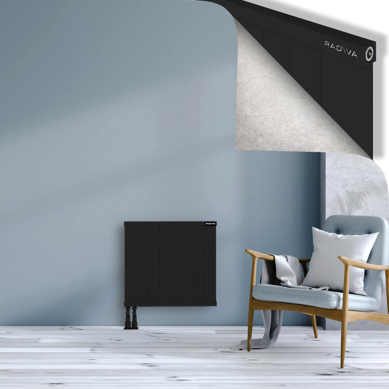 RIO Dekoratif Alüminyum Radyatör 600x804 Siyah