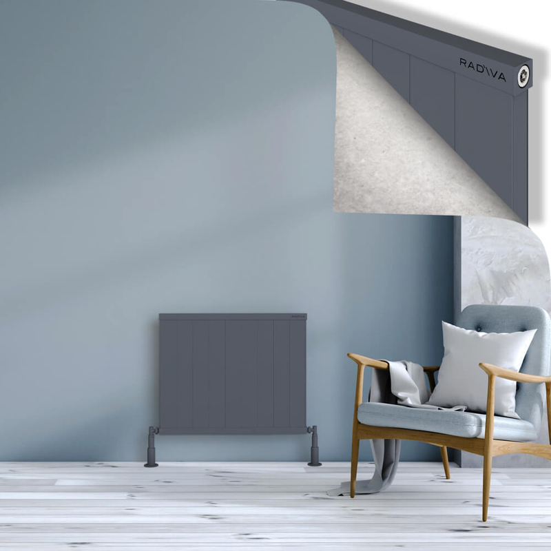 RIO Dekoratif Alüminyum Radyatör 600x904 Antrasit