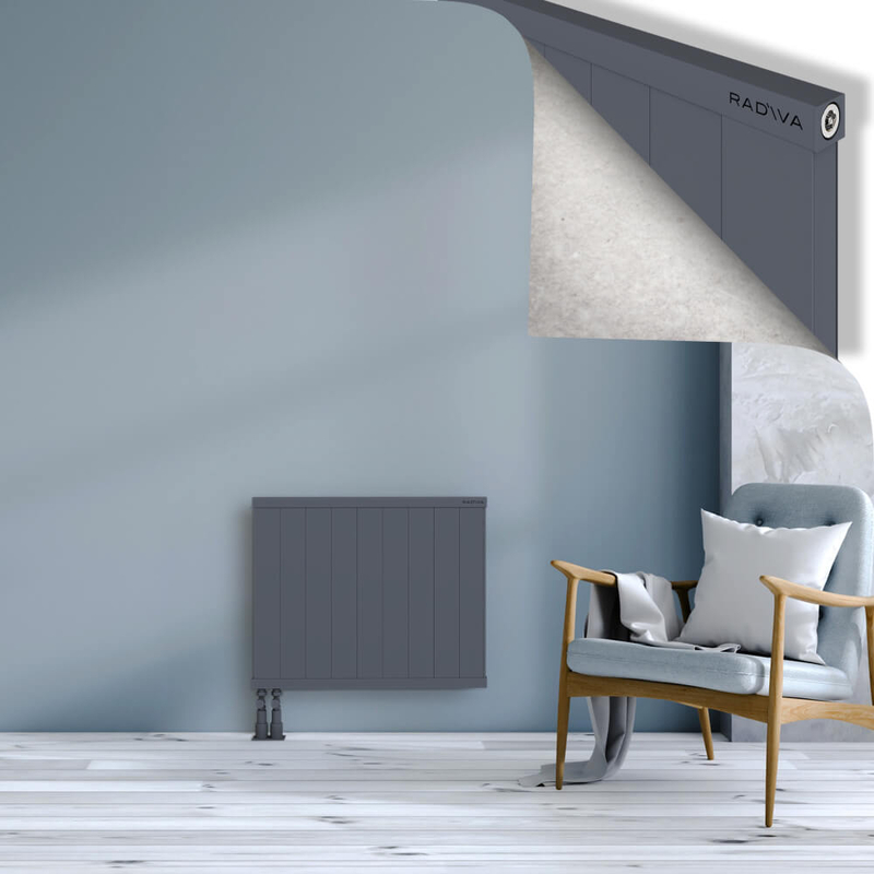 RIO Dekoratif Alüminyum Radyatör 600x904 Antrasit
