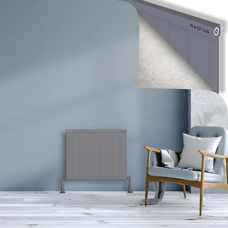 RIO Dekoratif Alüminyum Radyatör 600x904 Gri
