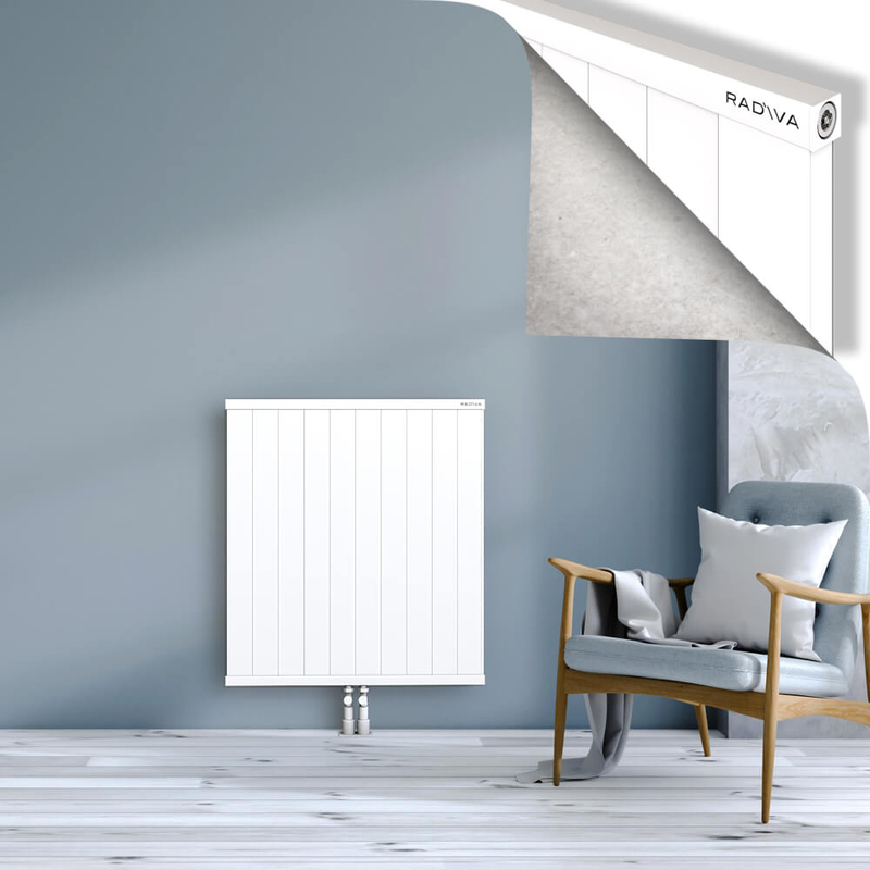 RIO Dekoratif Alüminyum Radyatör 900x1004 Beyaz