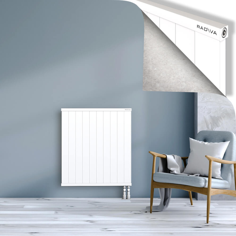RIO Dekoratif Alüminyum Radyatör 900x1004 Beyaz