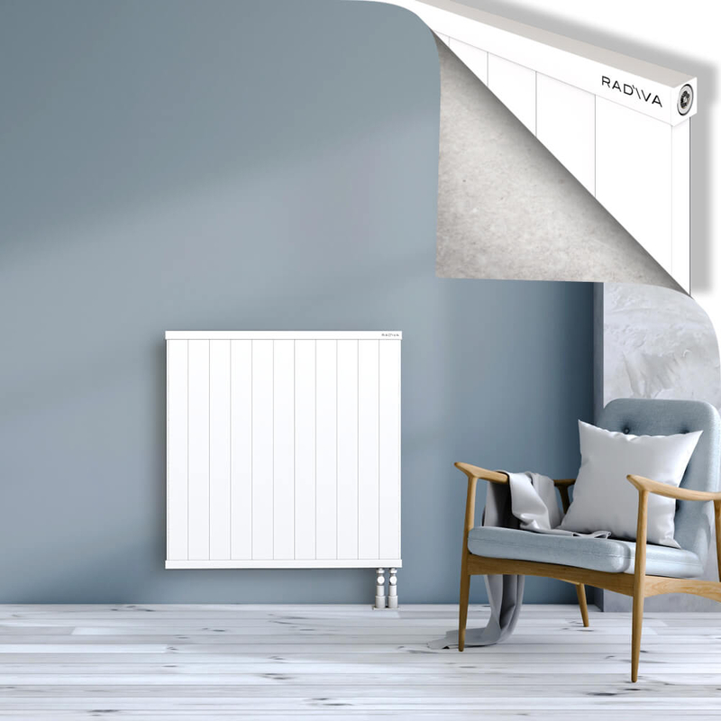 RIO Dekoratif Alüminyum Radyatör 900x1104 Beyaz