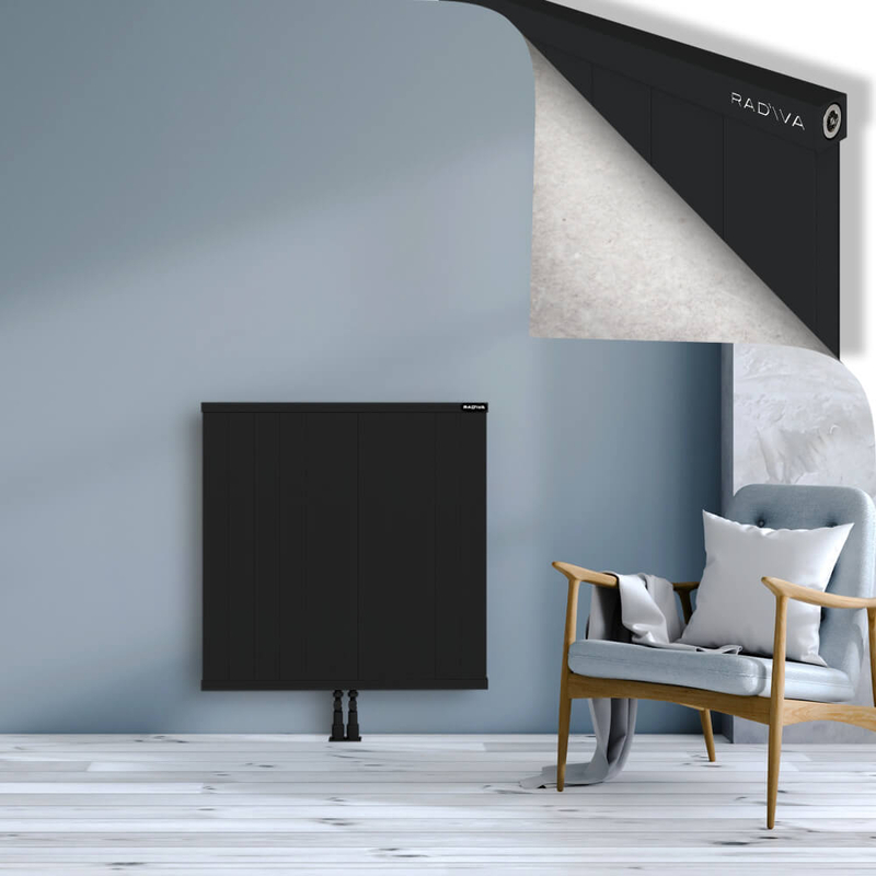 RIO Dekoratif Alüminyum Radyatör 900x1104 Siyah