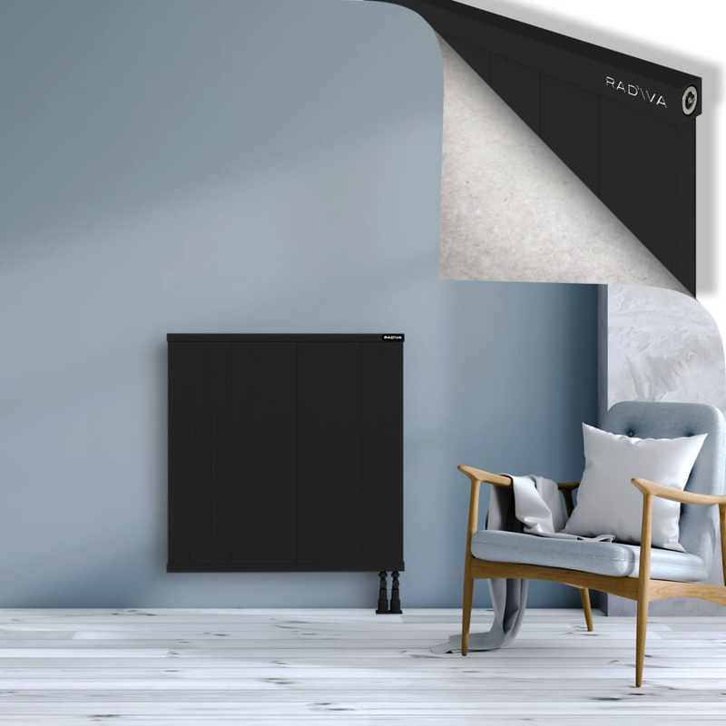 RIO Dekoratif Alüminyum Radyatör 900x1104 Siyah