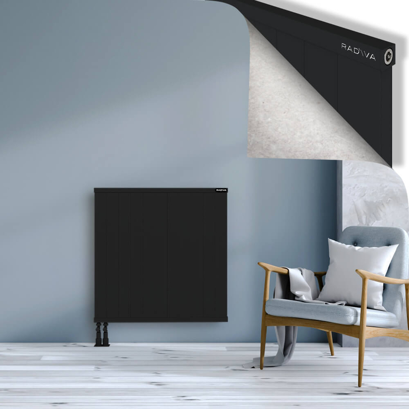 RIO Dekoratif Alüminyum Radyatör 900x1104 Siyah