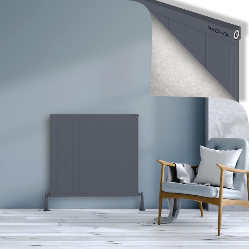RIO Dekoratif Alüminyum Radyatör 900x1204 Antrasit