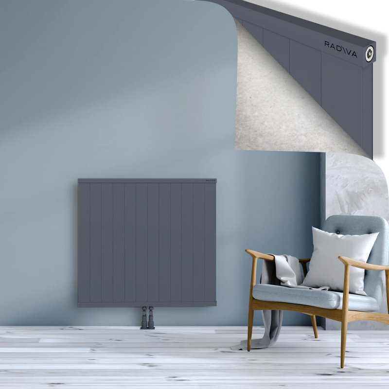 RIO Dekoratif Alüminyum Radyatör 900x1204 Antrasit