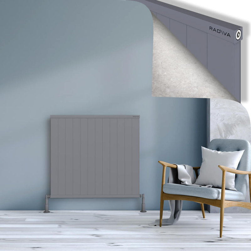 RIO Dekoratif Alüminyum Radyatör 900x1204 Gri
