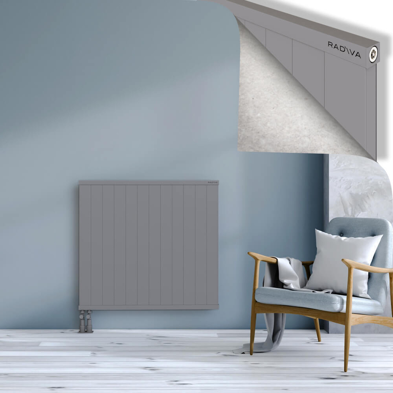 RIO Dekoratif Alüminyum Radyatör 900x1204 Gri