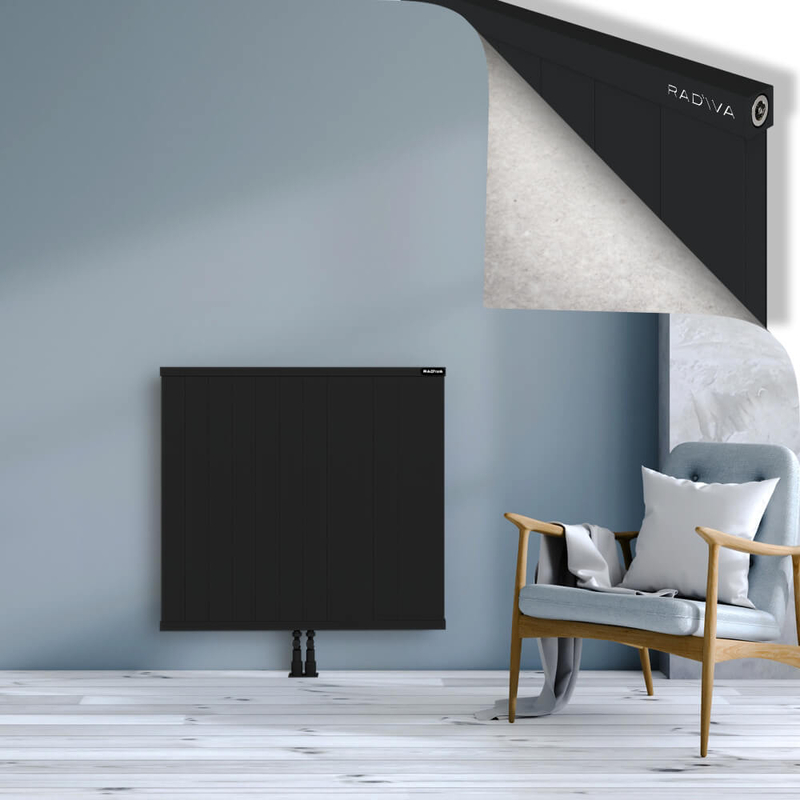 RIO Dekoratif Alüminyum Radyatör 900x1204 Siyah
