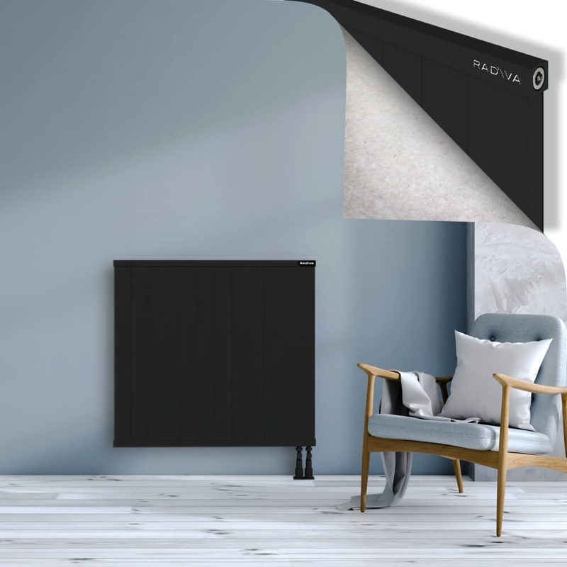RIO Dekoratif Alüminyum Radyatör 900x1204 Siyah