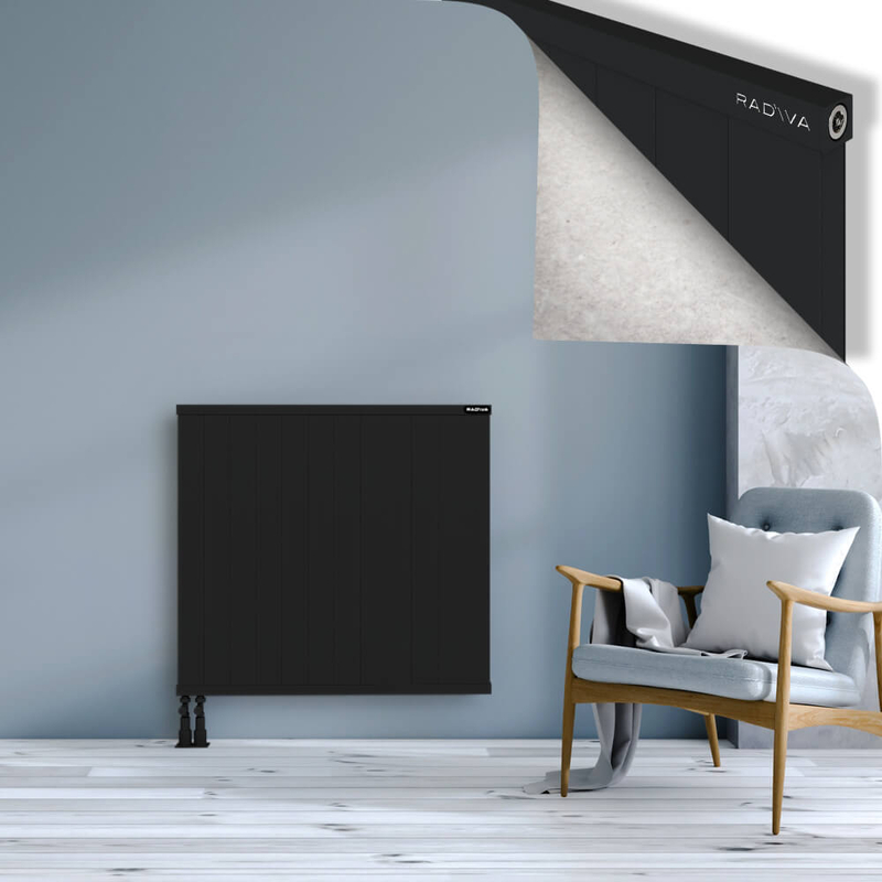 RIO Dekoratif Alüminyum Radyatör 900x1204 Siyah