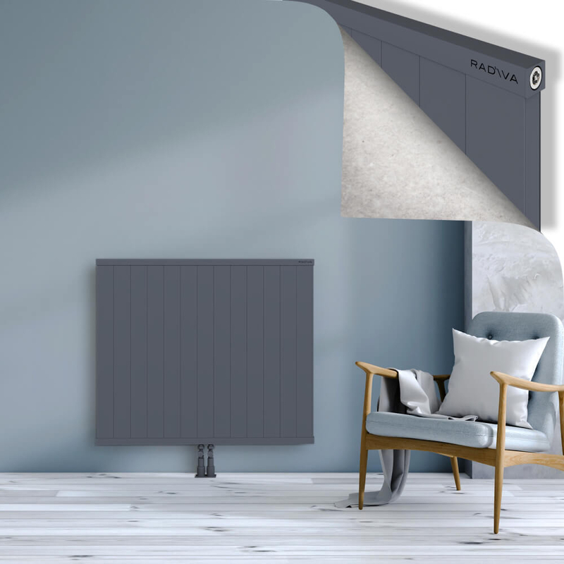 RIO Dekoratif Alüminyum Radyatör 900x1304 Antrasit