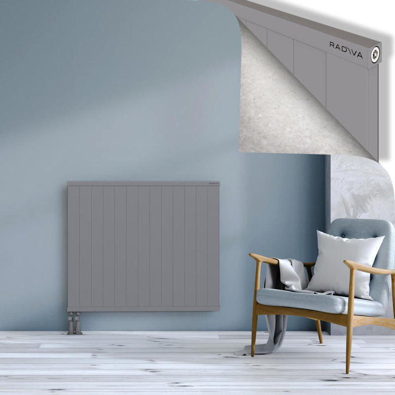 RIO Dekoratif Alüminyum Radyatör 900x1304 Gri