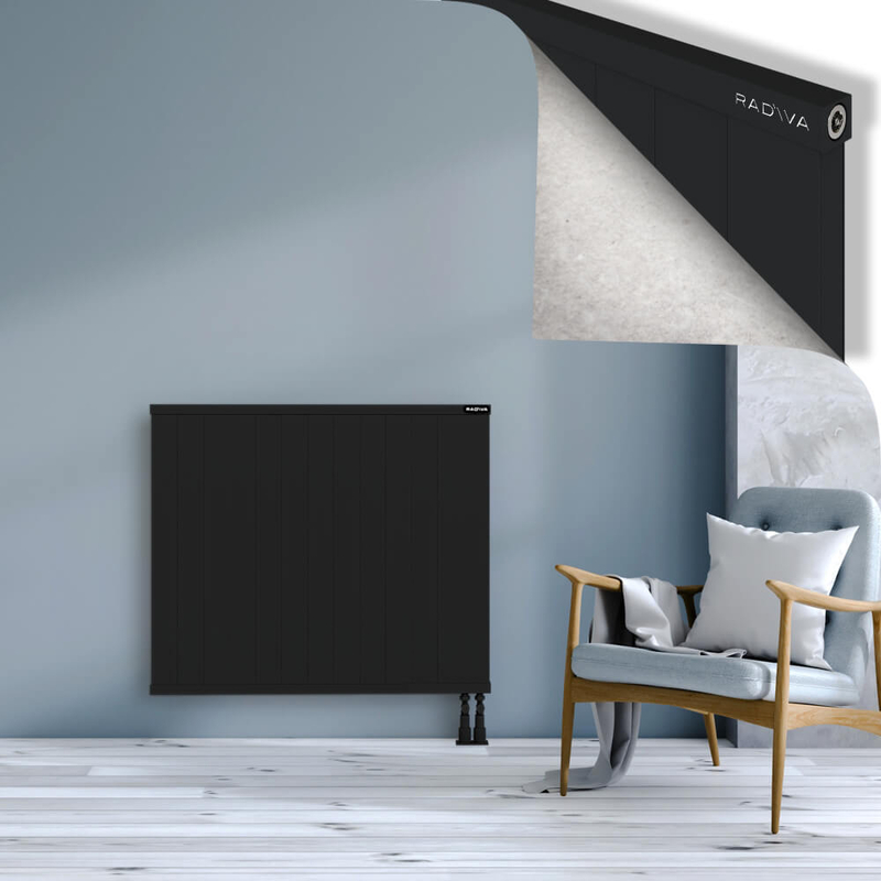 RIO Dekoratif Alüminyum Radyatör 900x1304 Siyah
