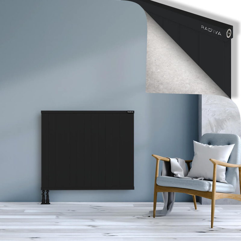 RIO Dekoratif Alüminyum Radyatör 900x1304 Siyah