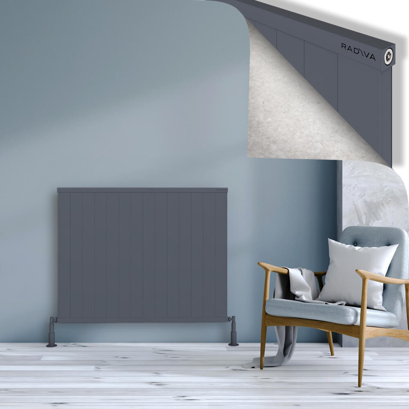 RIO Dekoratif Alüminyum Radyatör 900x1404 Antrasit