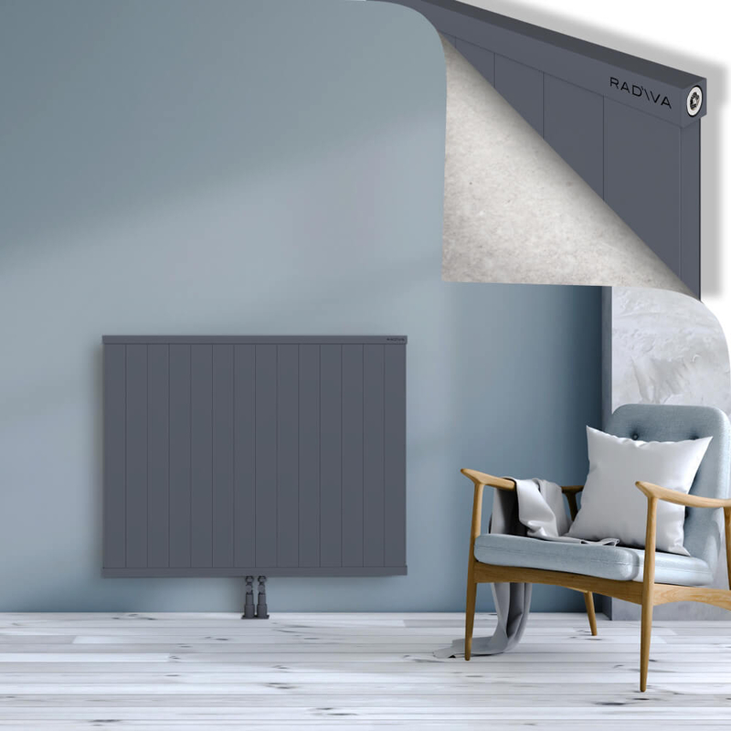 RIO Dekoratif Alüminyum Radyatör 900x1404 Antrasit