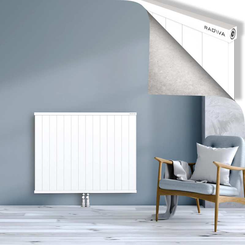 RIO Dekoratif Alüminyum Radyatör 900x1404 Beyaz