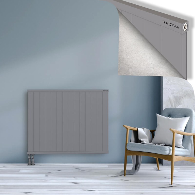 RIO Dekoratif Alüminyum Radyatör 900x1404 Gri