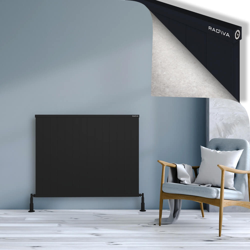 RIO Dekoratif Alüminyum Radyatör 900x1404 Siyah