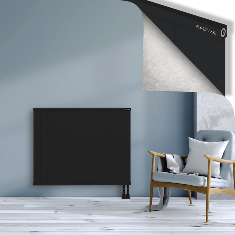 RIO Dekoratif Alüminyum Radyatör 900x1404 Siyah