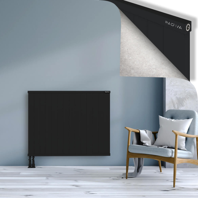 RIO Dekoratif Alüminyum Radyatör 900x1404 Siyah