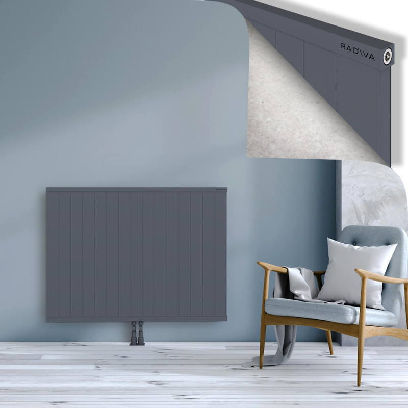 RIO Dekoratif Alüminyum Radyatör 900x1504 Antrasit