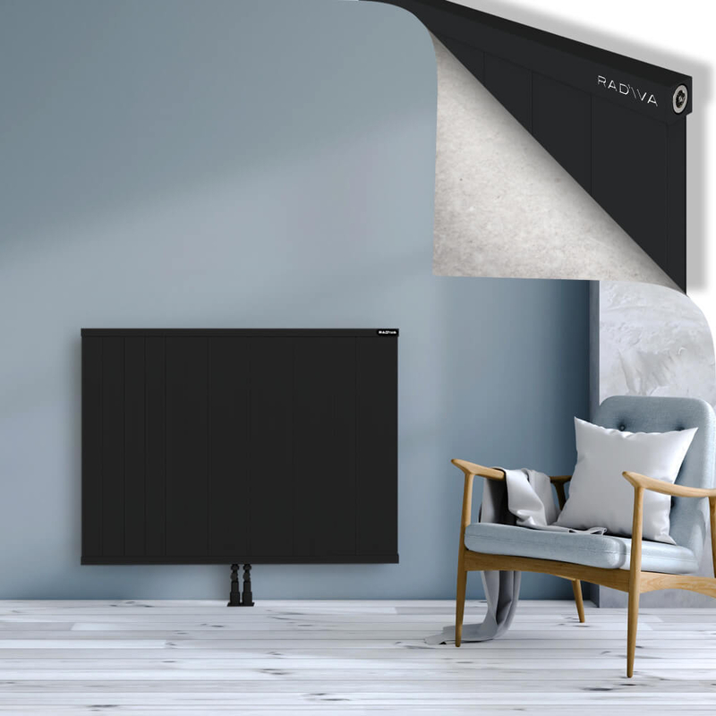RIO Dekoratif Alüminyum Radyatör 900x1504 Siyah