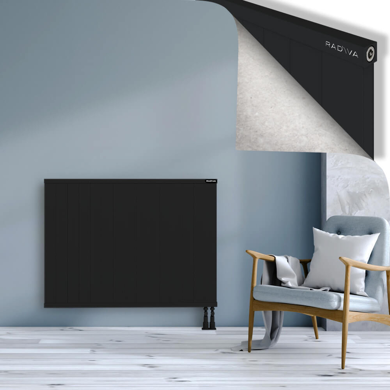 RIO Dekoratif Alüminyum Radyatör 900x1504 Siyah