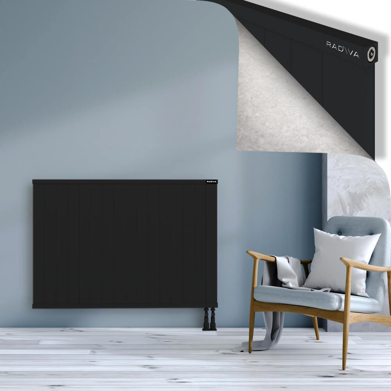 RIO Dekoratif Alüminyum Radyatör 900x1604 Siyah