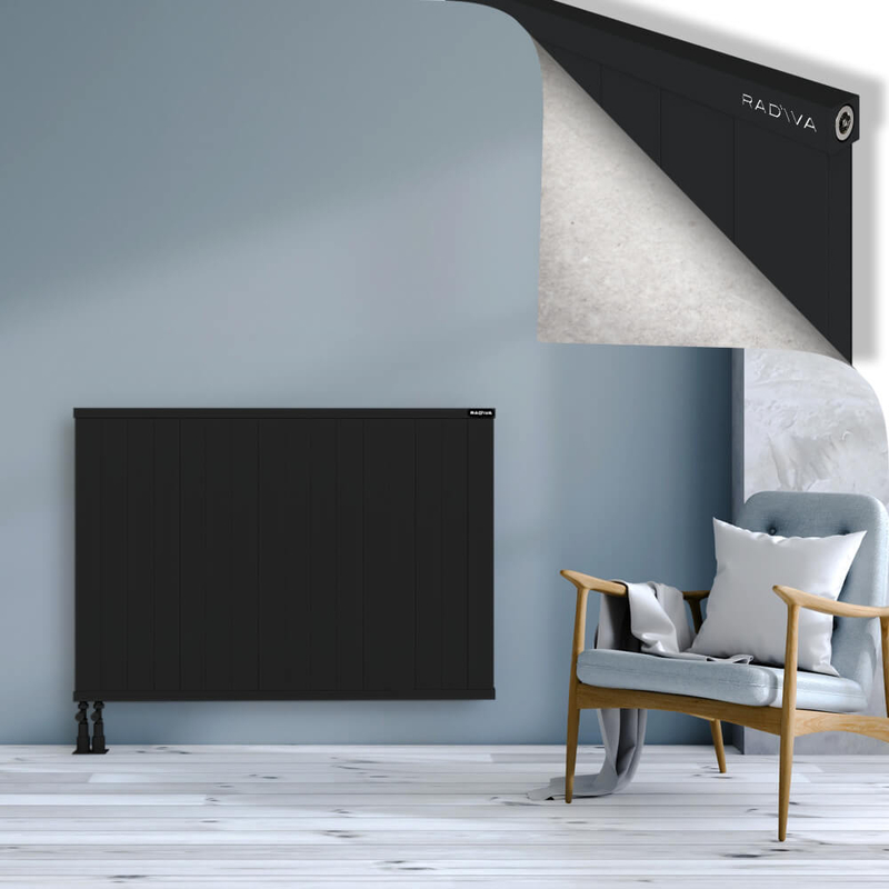 RIO Dekoratif Alüminyum Radyatör 900x1604 Siyah