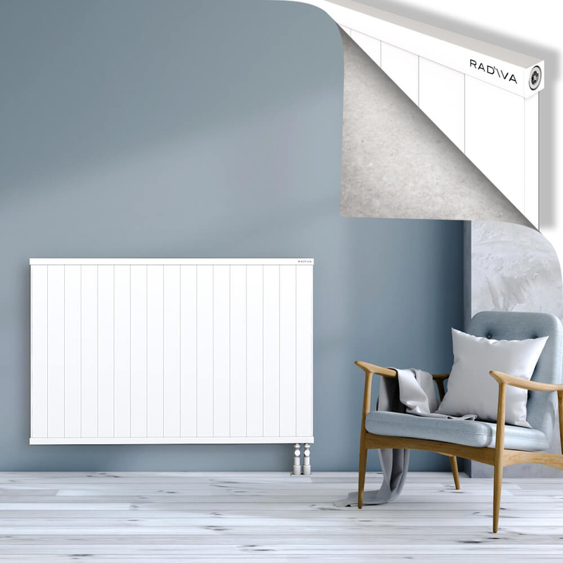 RIO Dekoratif Alüminyum Radyatör 900x1704 Beyaz