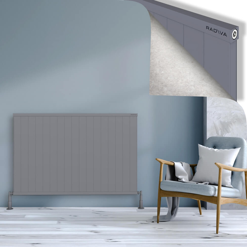 RIO Dekoratif Alüminyum Radyatör 900x1704 Gri