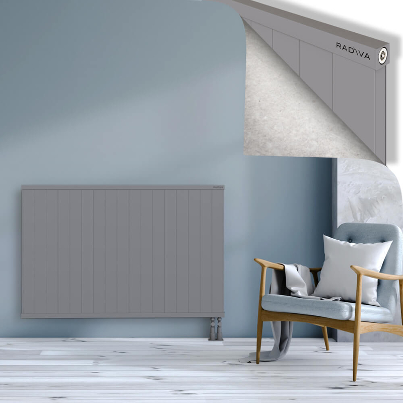 RIO Dekoratif Alüminyum Radyatör 900x1704 Gri