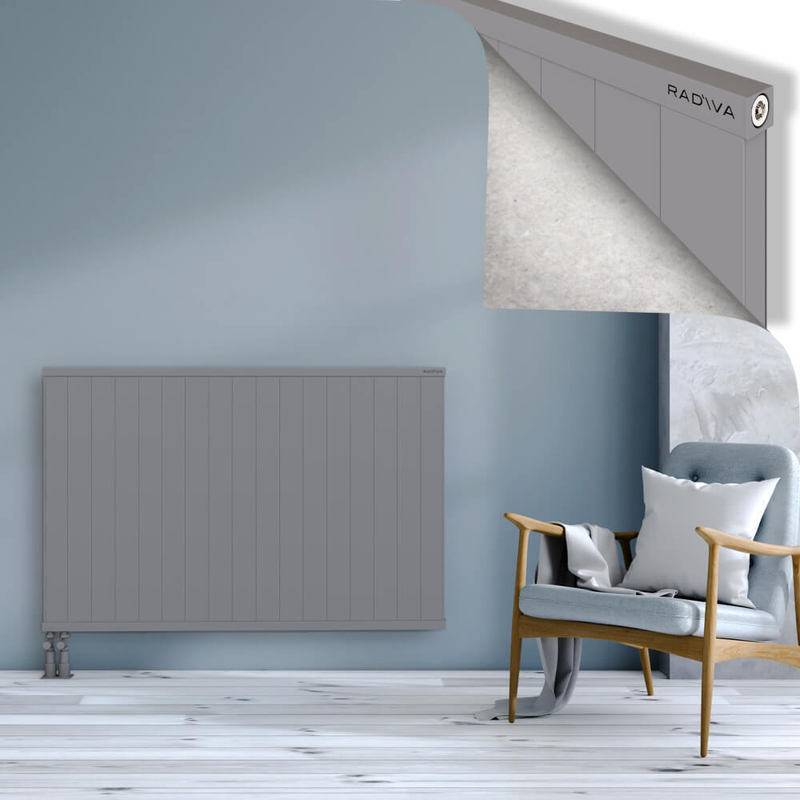 RIO Dekoratif Alüminyum Radyatör 900x1704 Gri