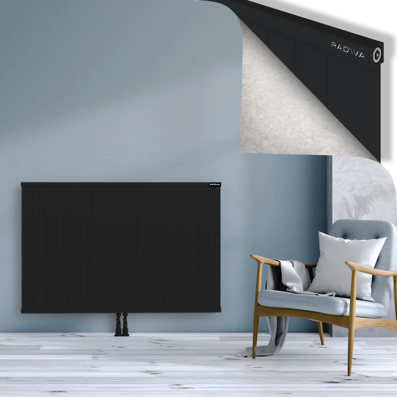 RIO Dekoratif Alüminyum Radyatör 900x1704 Siyah