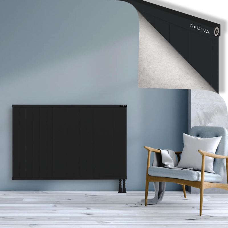 RIO Dekoratif Alüminyum Radyatör 900x1704 Siyah